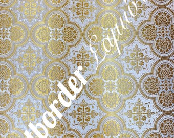 Luxury multicolor brocade 220cm. / Liturgical fabric / Priest vestment fabric