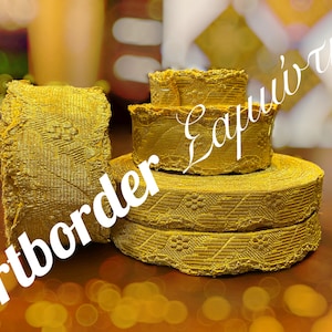 French type Gold and Silver metallic galloon , Church liturgical galloon , Jacquard ribbon , Jacquard metallic trim , Galloon for vestments