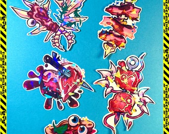 Holographic Meat Stickers