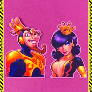 The Monarch and Dr. Mrs. The Monarch Vinyl Stickers