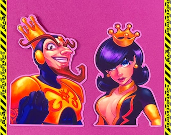 The Monarch and Dr. Mrs. The Monarch Vinyl Stickers