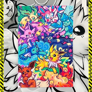Eeveelutions Full Stickers Waterproof Vinyl