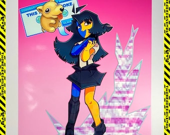 Ena Joel G and Hourglass Dog Print