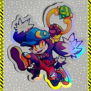 Klonoa Holographic Stickers