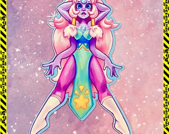 Opal Steven Universe Vinyl Sticker