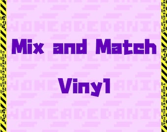 Mix and Match Vinyl Sticker Pack