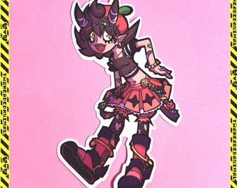 Pumpkaboo Gijinka Pokemon Vinyl Stickers