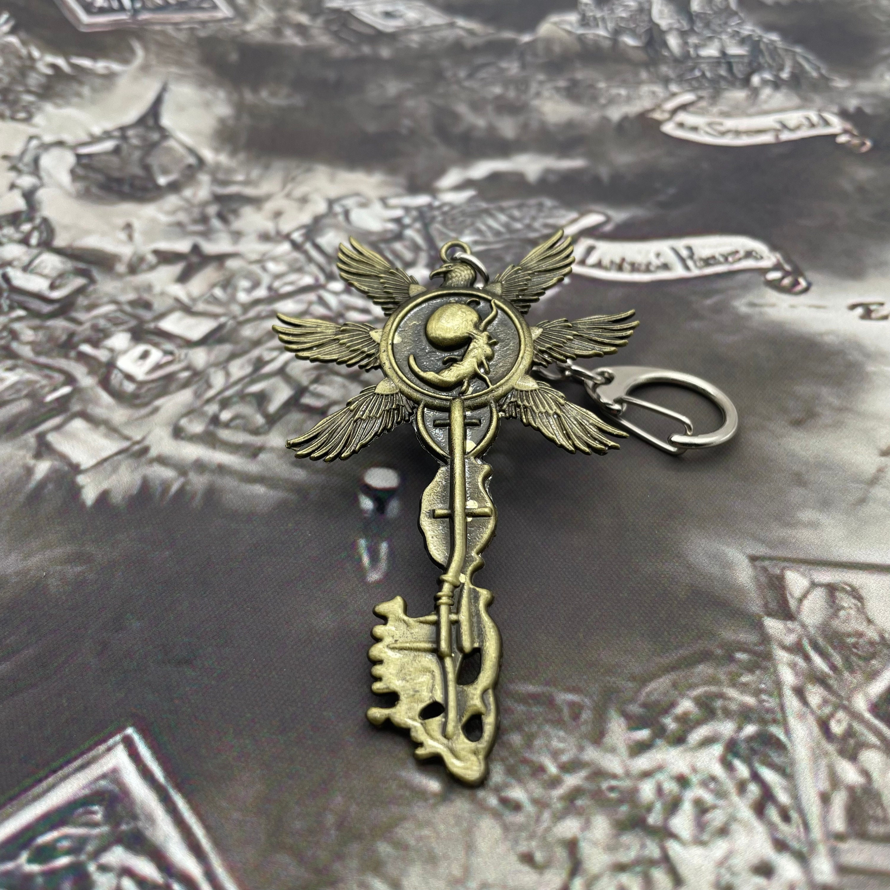 Resident Evil Village Keychain and Necklace Sixwinged Unborn Etsy