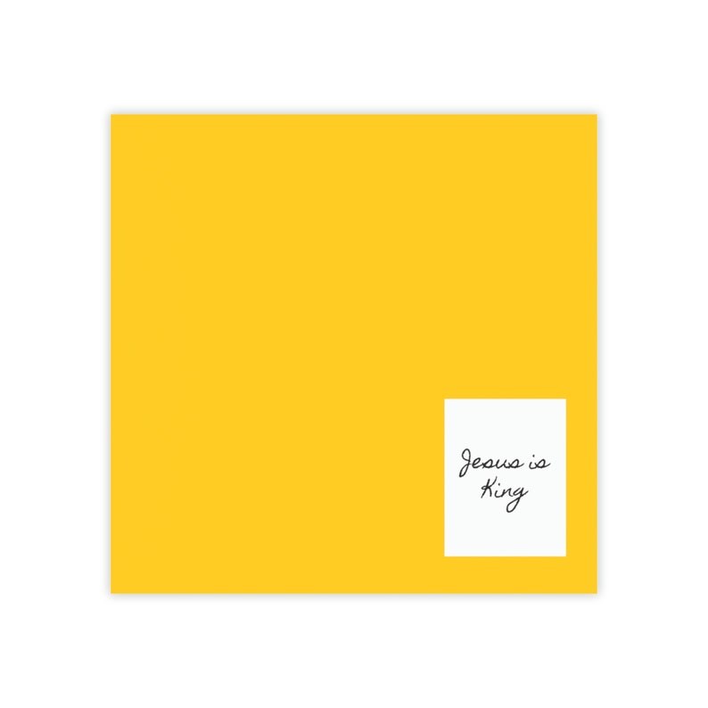 Sticky Notes - Jesus is King - Post-it® Note Pads - Sticky Notes ...