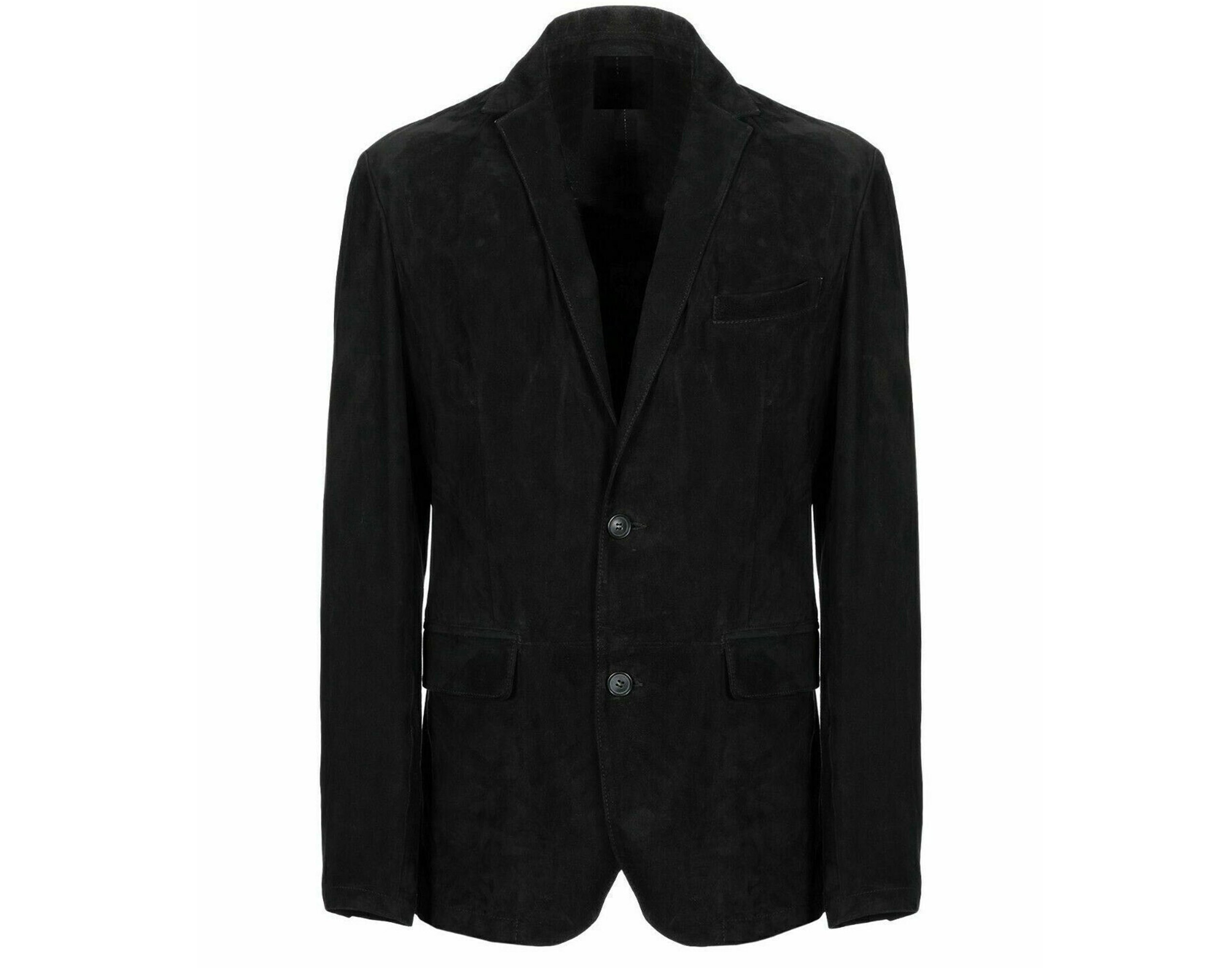 black suede sports jacket