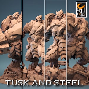 Ferrumrock Golems | RPG Miniature for Dungeons and Dragons|Pathfinder|Tabletop Wargaming | Construct Miniature | Rescale Miniatures