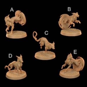 Blinzel Hunde | RPG Miniatur für Dungeons and Dragons|Pathfinder|Tabletop Wargaming | Monster Miniatur | Drachenfallen-Lodge
