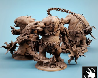 Infernum Cyclops | RPG Miniature for Dungeons and Dragons|Pathfinder|Tabletop Wargaming | Mounted Miniature | Rescale Miniatures
