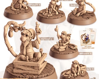 Miniatura Monkey Companion: Dungeons and Dragons, Pathfinder RPG - Cast N Play