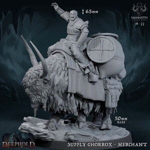 Angebot Ghorrox und Händler Miniatur: RPG Tabletop Miniatur