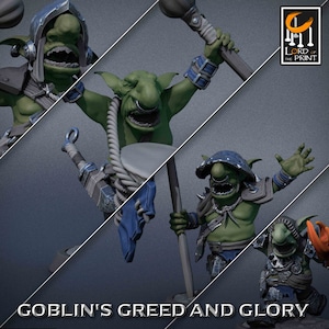 Goblin Support | RPG Miniature for Dungeons and Dragons|Pathfinder|Tabletop Wargaming | Goblin Miniature | Rescale Miniatures