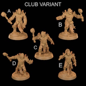 Gor&#39;kul Ragers / Miniature RPG per Dungeons and Dragons/Pathfinder/Giochi da tavolo / Miniature umanoidi / Dragon Trappers Lodge