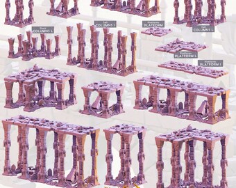 Graveyard Modular Platforms: Teren RPG do Dungeons and Dragons