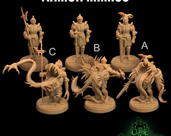 Imitadores de armaduras / Miniaturas de rol para Dungeons and Dragons/Pathfinder/Juegos de mesa / Miniaturas de monstruos / Logia de los Tramperos de Dragones