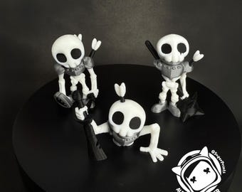 Skeletons | FDM D&D Mini | Tabletop Miniature | Superprints