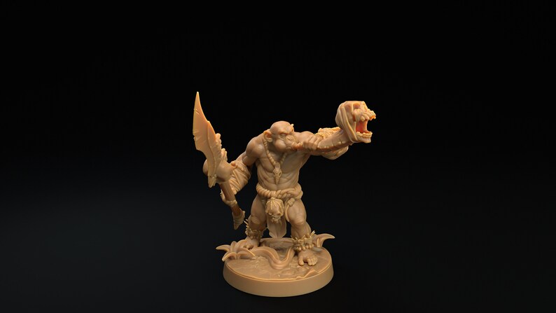 Bobokai Command Group: Ape Miniatures for D&D, Pathfinder image 6