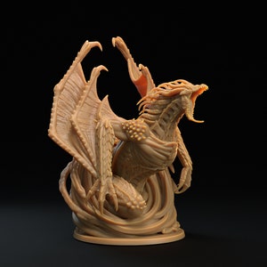 Black Hole Dragon | RPG Miniature for Dungeons and Dragons|Pathfinder|Tabletop Wargaming | Dragon Miniature | Dragon Trappers Lodge