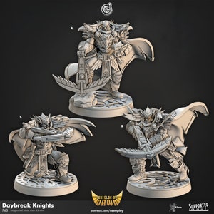 Daybreak Knights | Shields of Dawn | Tabletop Miniature