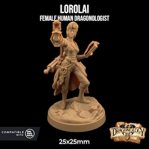 Lorolai il Dragonologo / Miniature per giochi di ruolo Dungeons and Dragons/Pathfinder/Giochi da tavolo / Miniature umane / Dragon Trappers Lodge