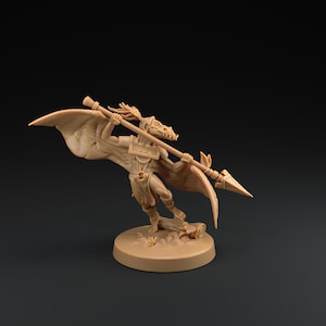 Pterasaurians | RPG Miniature for Dungeons and Dragons|Pathfinder|Tabletop Wargaming | Dinosaur Miniature | Dragon Trappers Lodge
