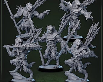 Boneyard Gnoll Stalkers | D&D Miniature