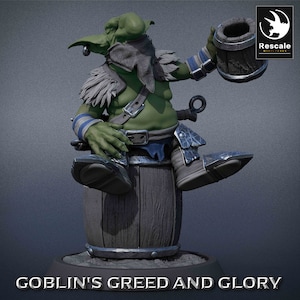 Goblin Party | RPG Miniature for Dungeons and Dragons|Pathfinder|Tabletop Wargaming | Goblin Miniature | Rescale Miniatures