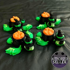 Witch Turtle | Articulated Fidget Toy | Cinderwing3D | 3D Printing