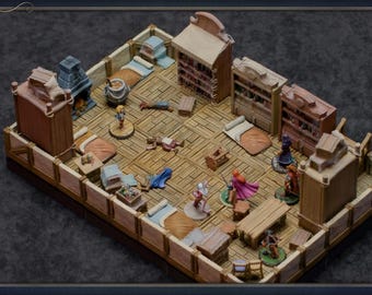 Medea's Hideout || Tabletop Terrain || Modular Dungeon Blocks