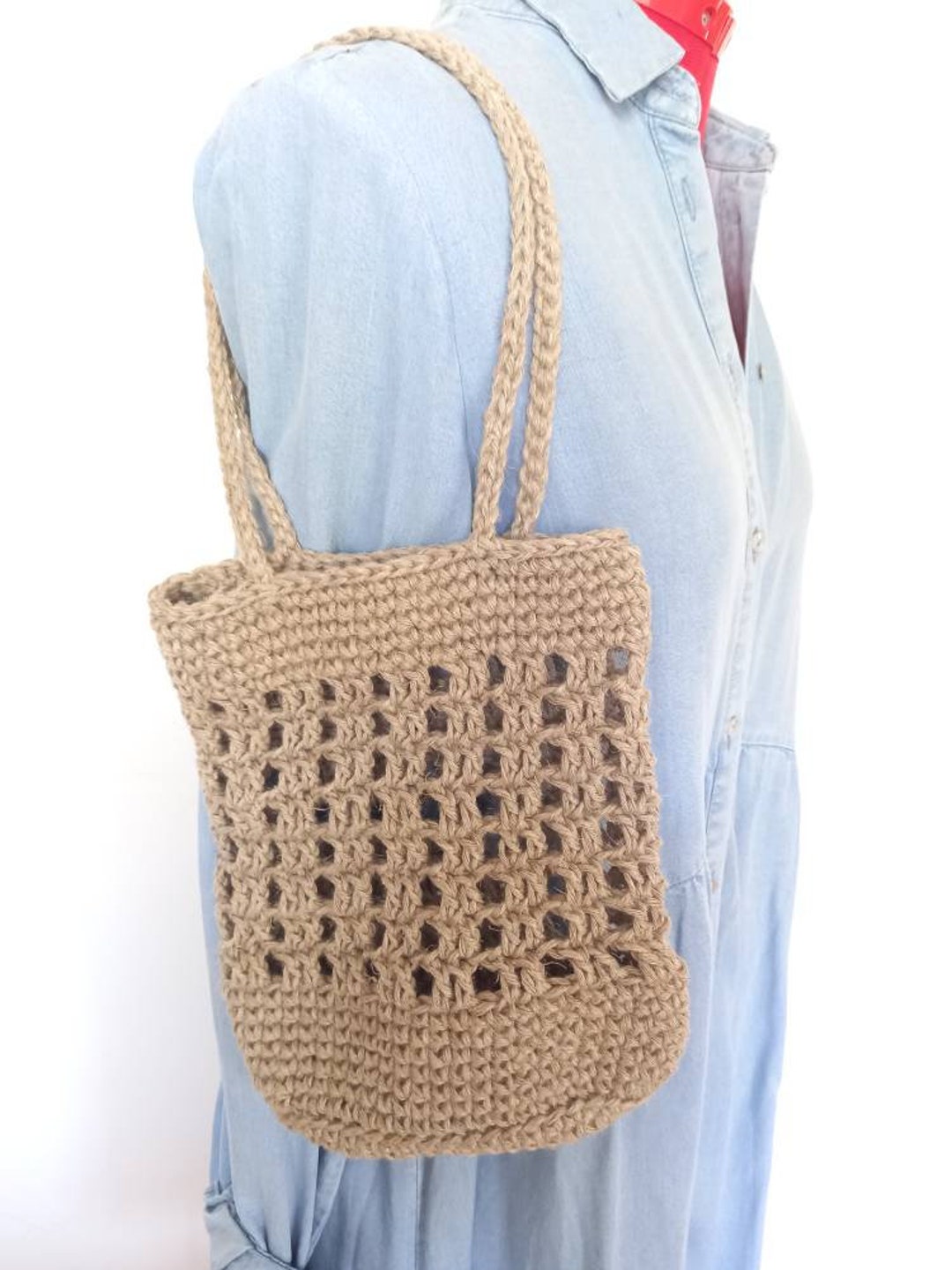 MADISONBLUE/マディソンブルー CROCHET TOTE BAG PAPEER トート