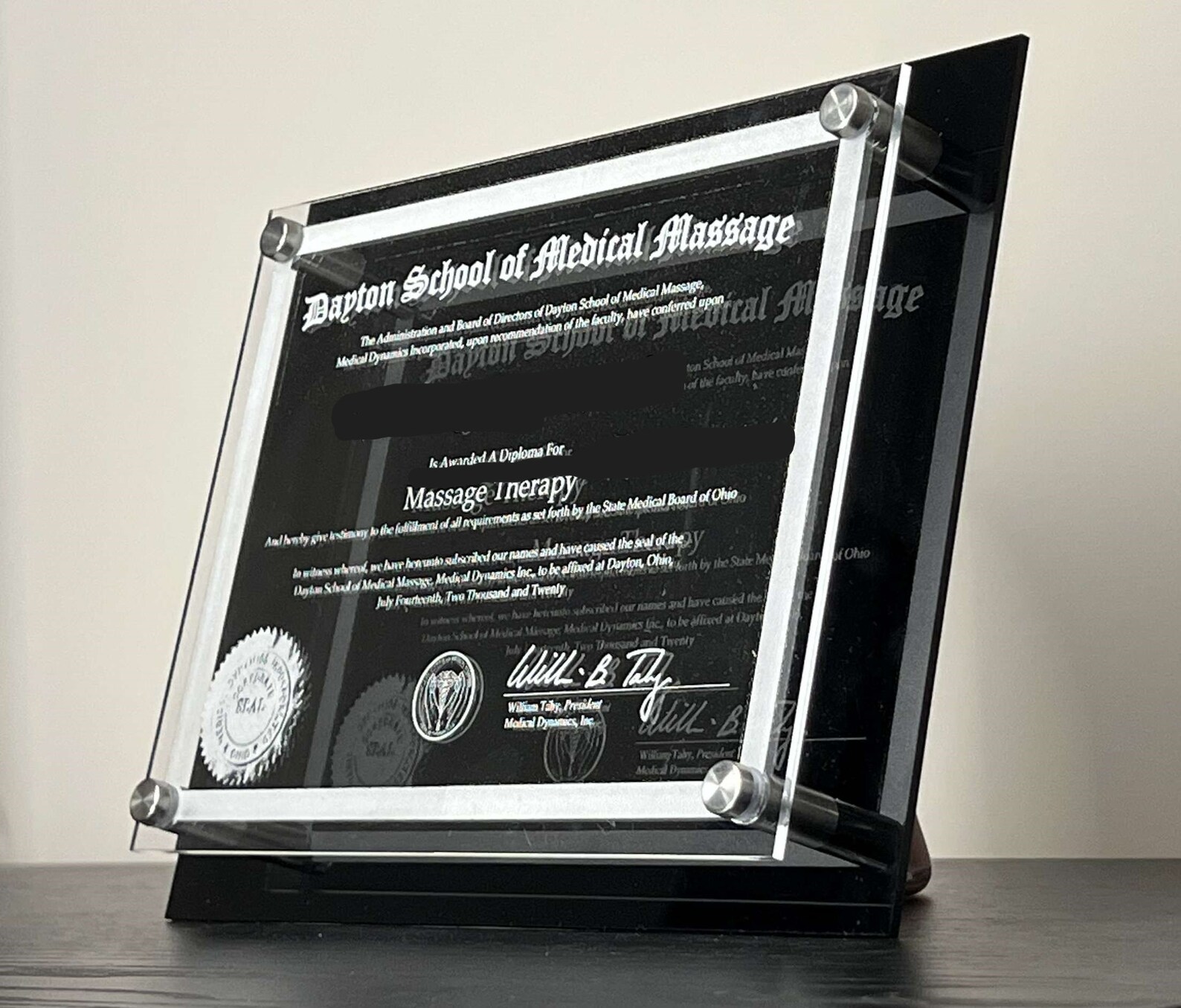 Laser Engraved Diploma Diploma Display Engraved Award Engraved