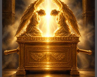 Ark of the covenant sticker in the Third Temple for laptop, ipad, waterproof music artist ThirdTemple merchandise, support emerging music