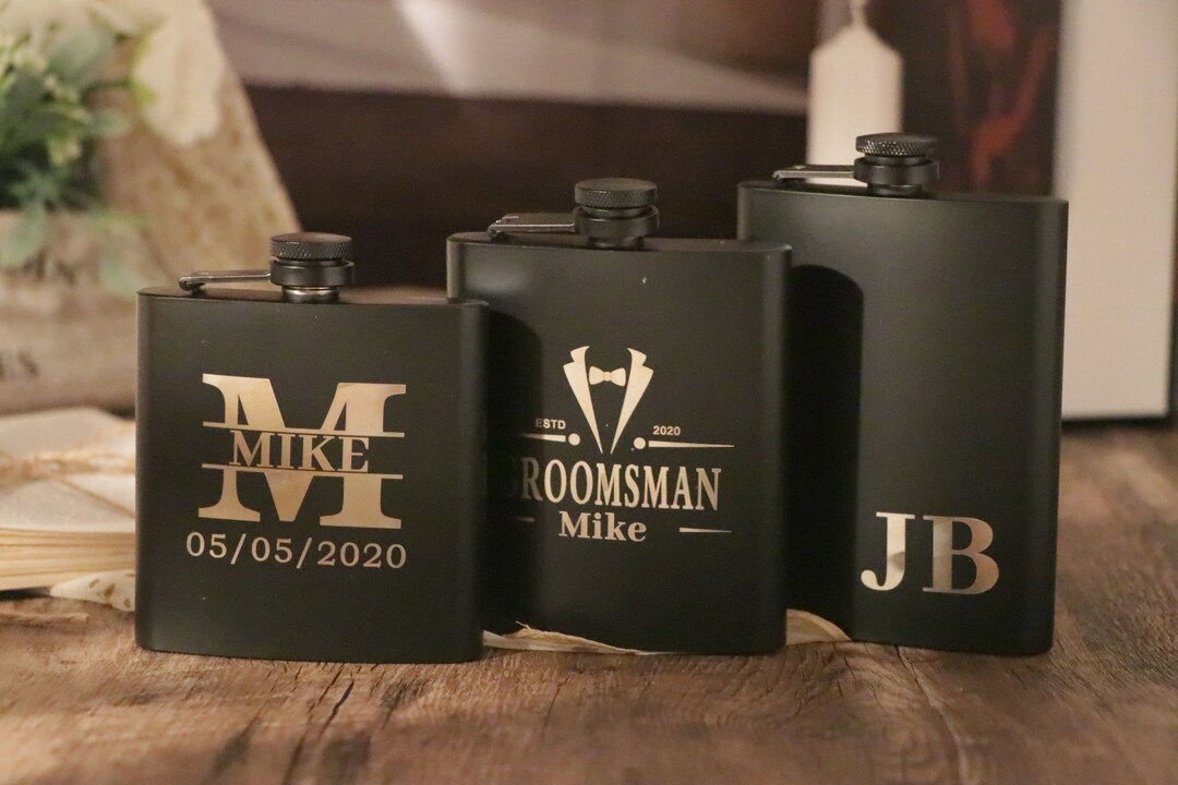 Personalized Engraved Flaskbridesmaid Flaskgroomsmen Flask - Etsy