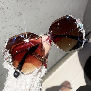 Personalizedrhinestone Sunglasses Bride - Etsy