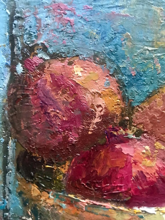 フルーツ花瓶 キッチン 静物画 オーダーメイド カスタム ヴィンテージ 