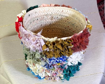 Woven Basket, Shopping Basket, French Baskets, Moroccan Basket, Straw Basket, Beach Bag - Market bag