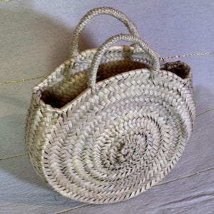 Market bag - Handmade strawbag - Jane Birkin Basket -  Basket purse - Bohemian Bag - Moroccan handbag