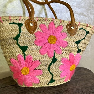 Woven Basket, Shopping Basket, French Baskets, Moroccan Basket, Straw Basket, Beach Bag
