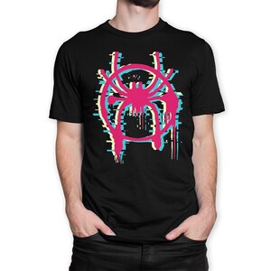 Spider-Man Miles Morales Logo T-Shirt, Spider-Verse Shirt, Men&#39;s and Women&#39;s Sizes (SPI-24142)