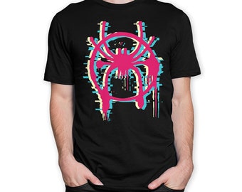 Spider-Man Miles Morales Logo T-Shirt, Spider-Verse Shirt, Men's and Women's Sizes (SPI-24142)