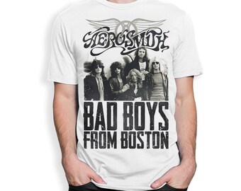 Aerosmith Bad Boys From Boston T-Shirt, Men's and Women's Sizes (bma-133)