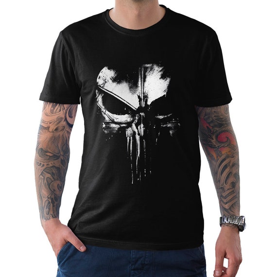 T shirt top punisher femme