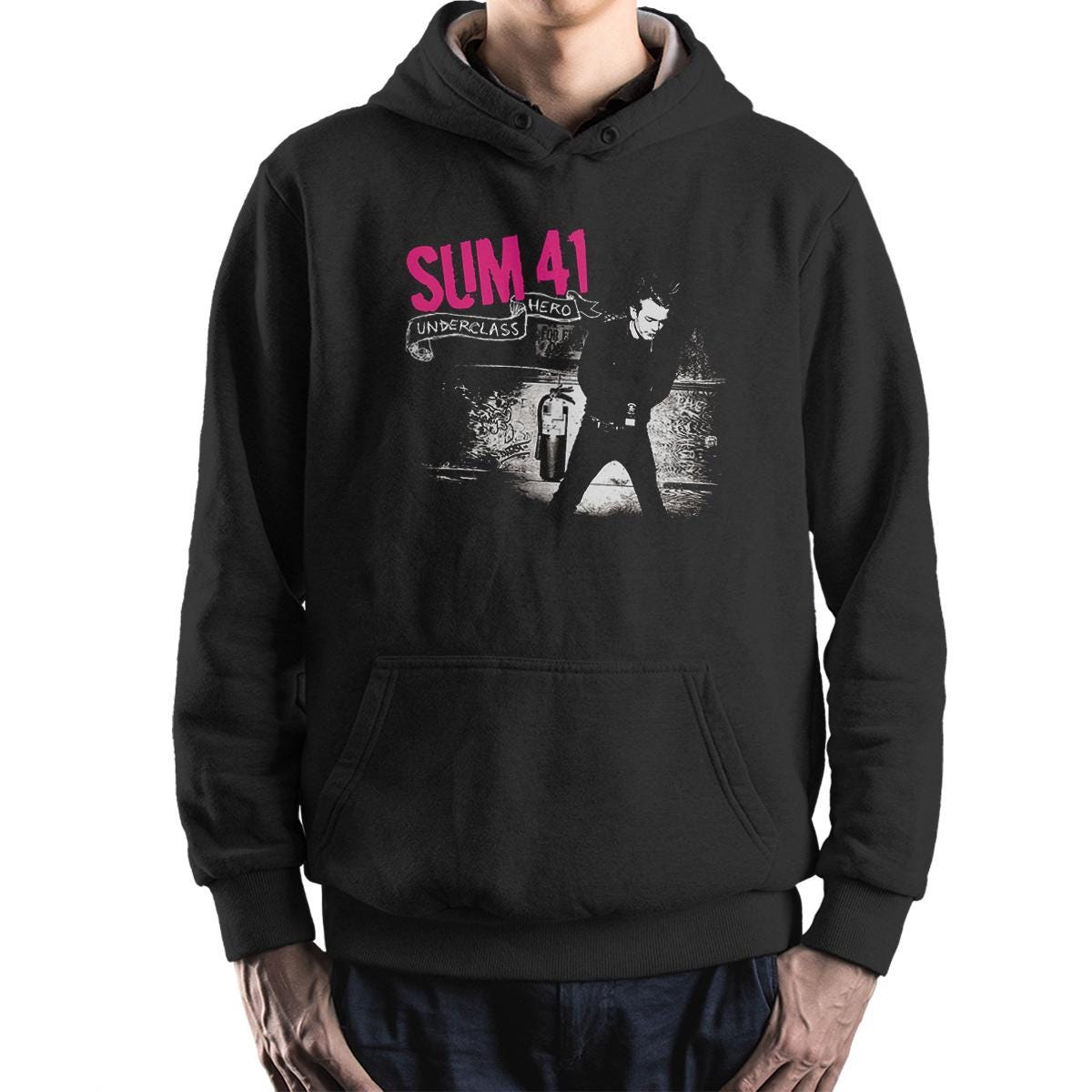 Sum 41 Underclass Hero Hoodie and Sweatshirt, Unisex Sizes (bma 