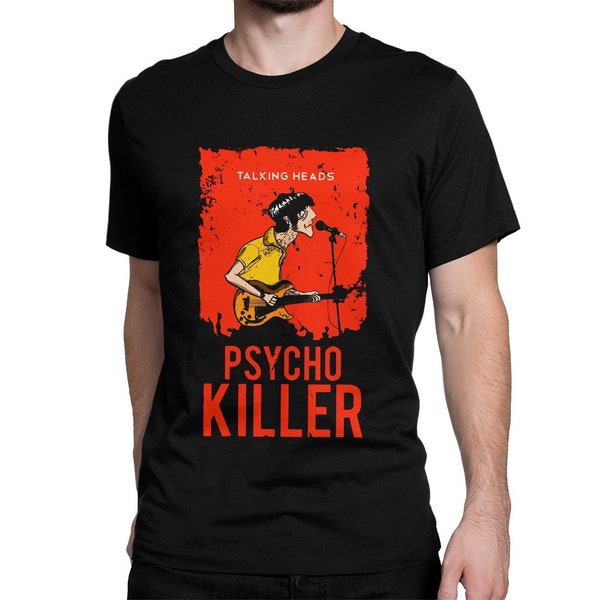 Talking Heads Psycho Killer T-Shirt, Men's and Women's Sizes (bma-044)