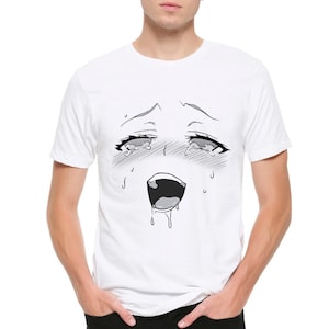 Manga Ahegao Face T-Shirt, Men&#39;s and Women&#39;s Sizes (bma-241)