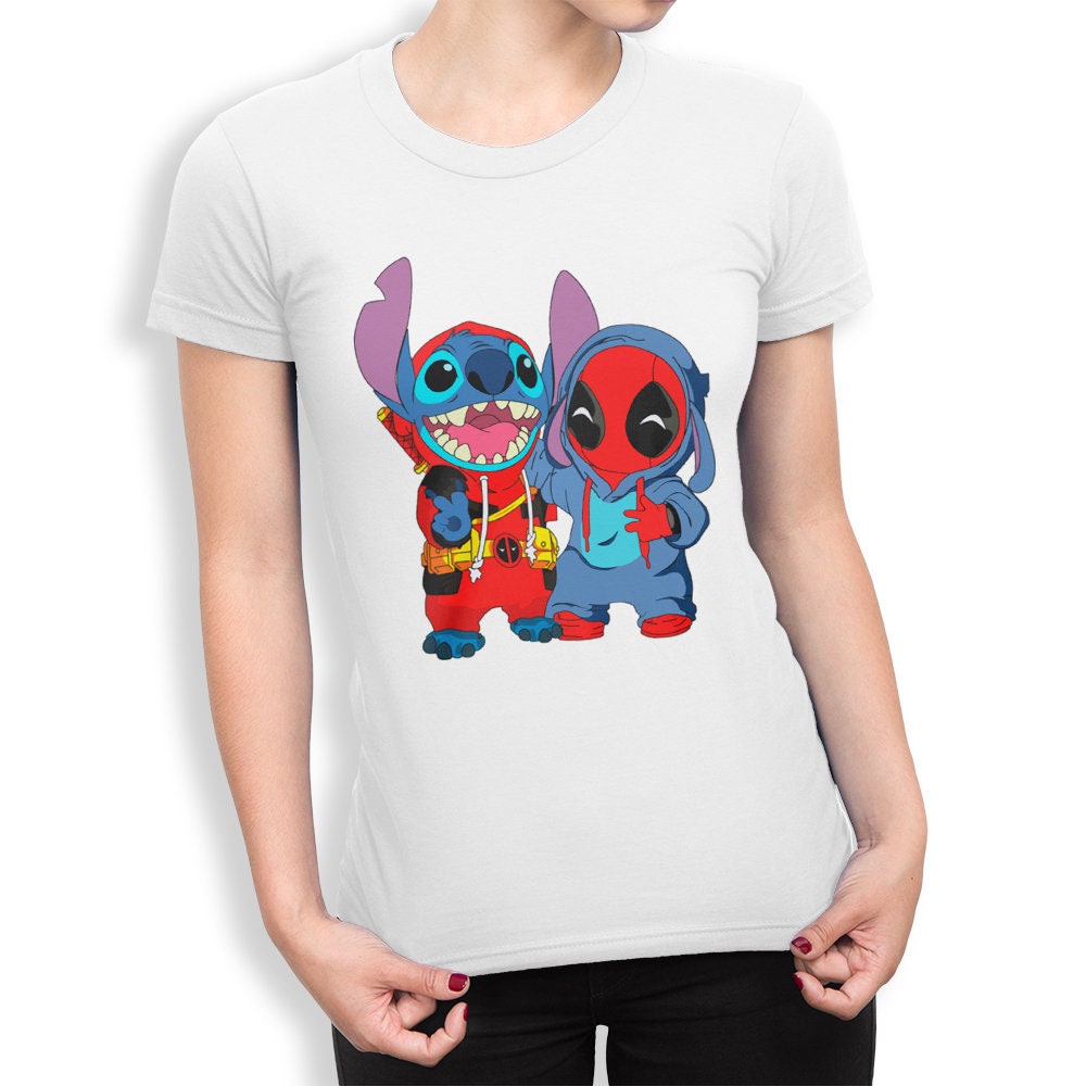 Deadpool and Stitch Best Friends T-shirt, 100% Cotton Tee, Men's and Women's  All Sizes wr-137 - Etsy